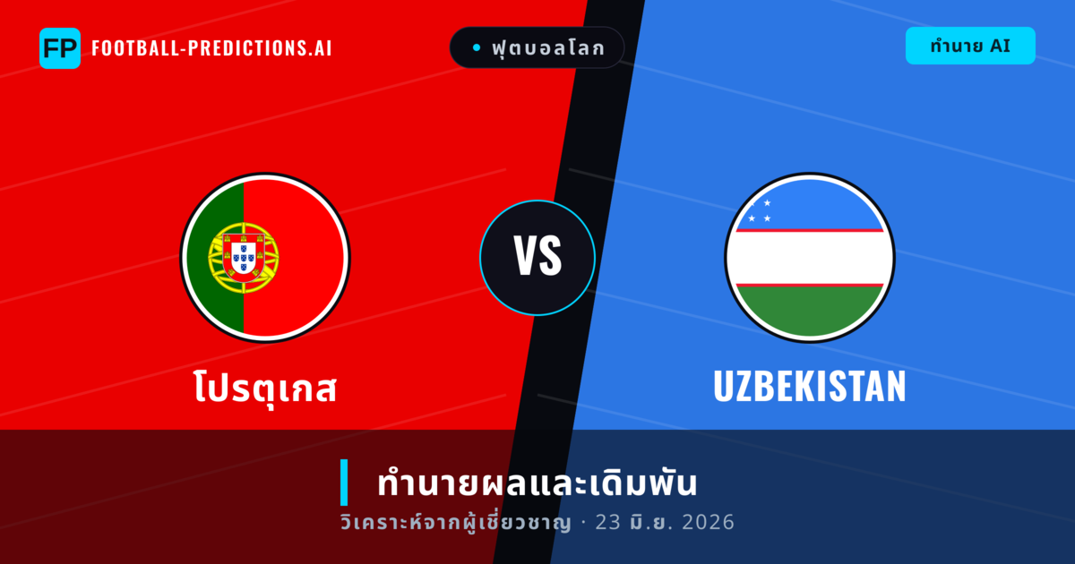 โปรตุเกส พบ Uzbekistan — ทำนายผลและพรีวิวการแข่งขัน