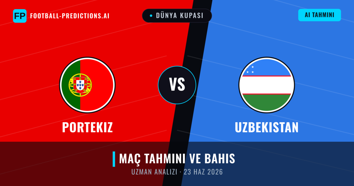 Portekiz - Uzbekistan — maç tahmini ve önizleme