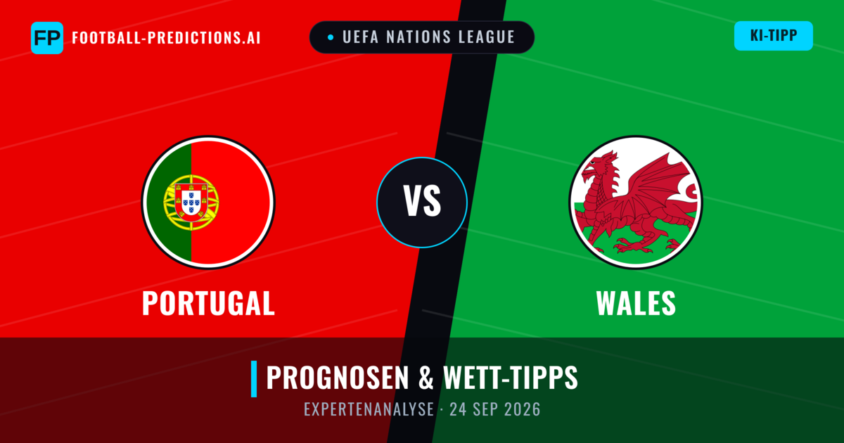 Portugal vs Wales — Prognose und Spielvorschau