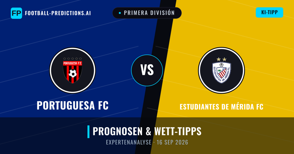 Portuguesa FC vs Estudiantes de Mérida FC — Prognose und Spielvorschau