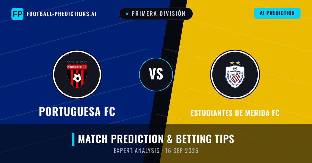 Portuguesa FC vs Estudiantes de Merida FC — match prediction & preview