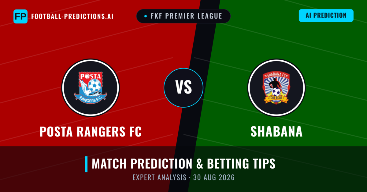 Posta Rangers FC vs Shabana — match prediction & preview