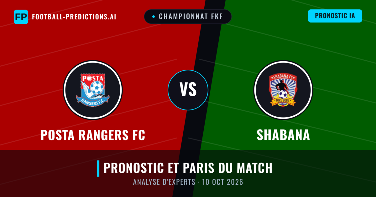 Posta Rangers FC vs Shabana — pronostic et avant-match