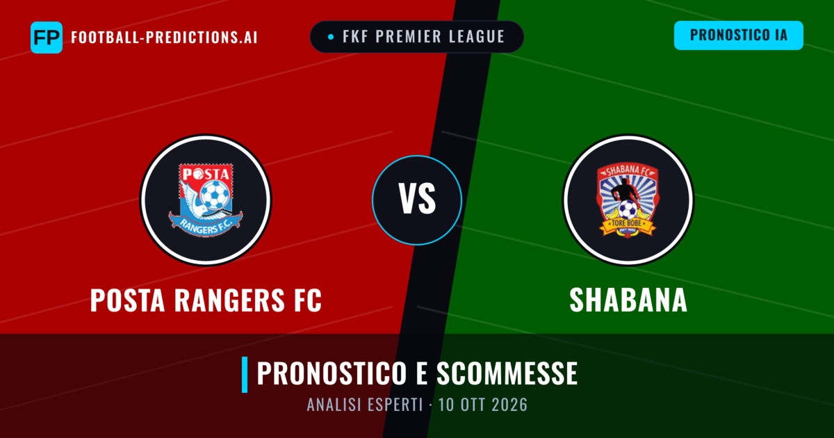 Posta Rangers FC vs Shabana — pronostico e anteprima del match