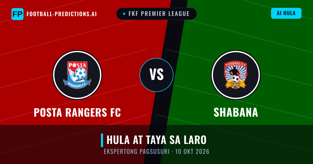 Posta Rangers FC vs Shabana — hula at preview ng laban