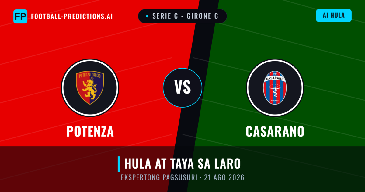 Potenza vs Casarano — hula at preview ng laban