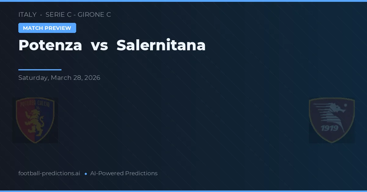 Potenza vs Salernitana — hula at preview ng laban