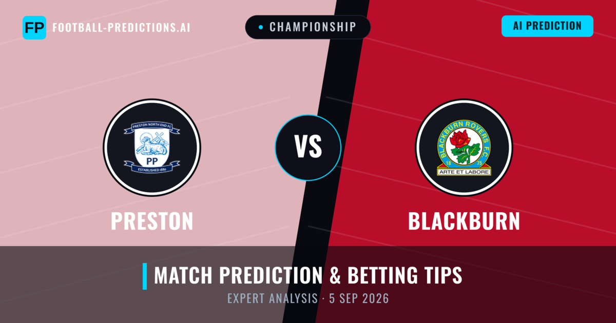 Preston vs Blackburn — match prediction & preview