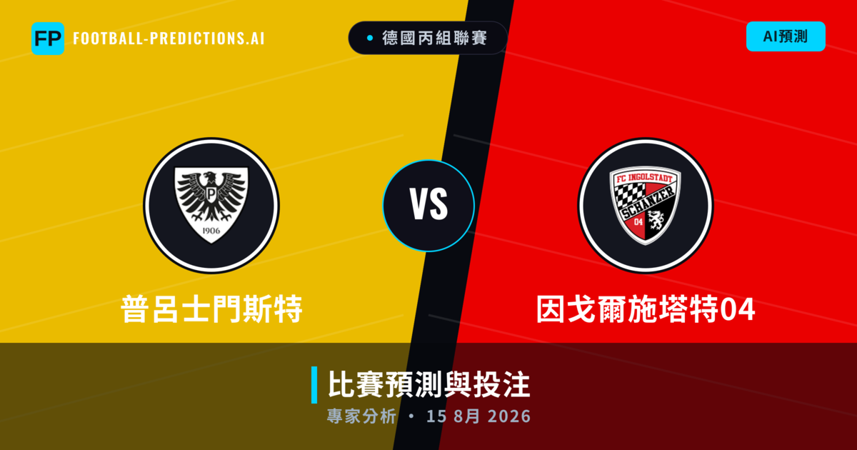 普呂士門斯特 vs 因戈爾施塔特04 — 比赛预测和前瞻