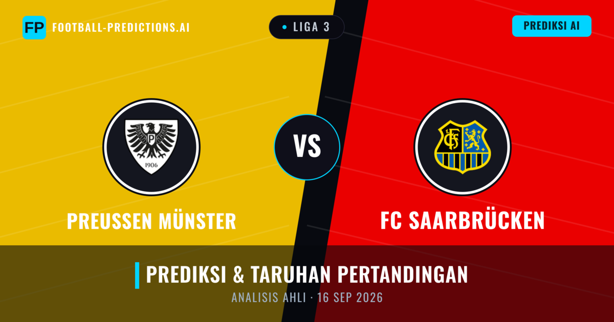 Preußen Münster vs FC Saarbrücken — prediksi dan pratinjau pertandingan
