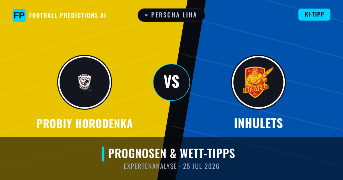 Probiy Horodenka vs Inhulets — Prognose und Spielvorschau