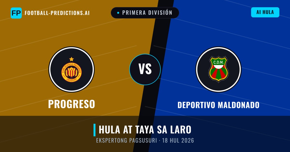 Progreso vs Deportivo Maldonado — hula at preview ng laban