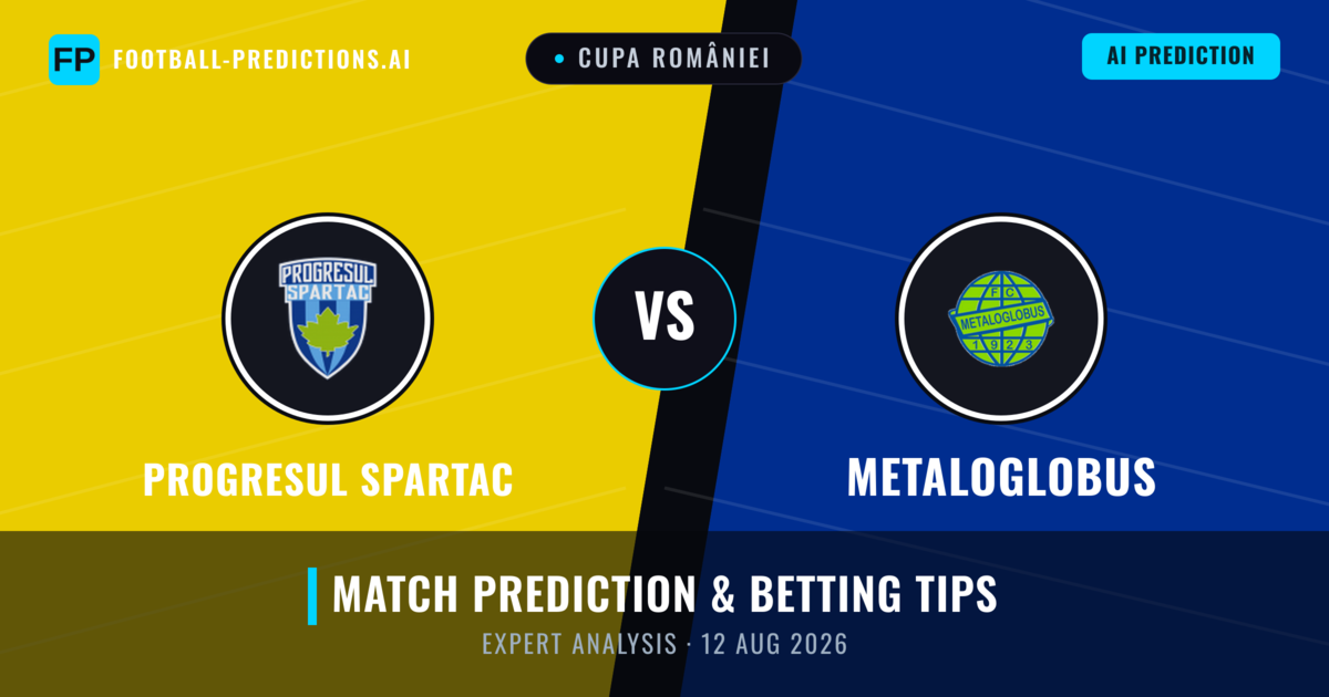 Progresul Spartac vs Metaloglobus — match prediction & preview