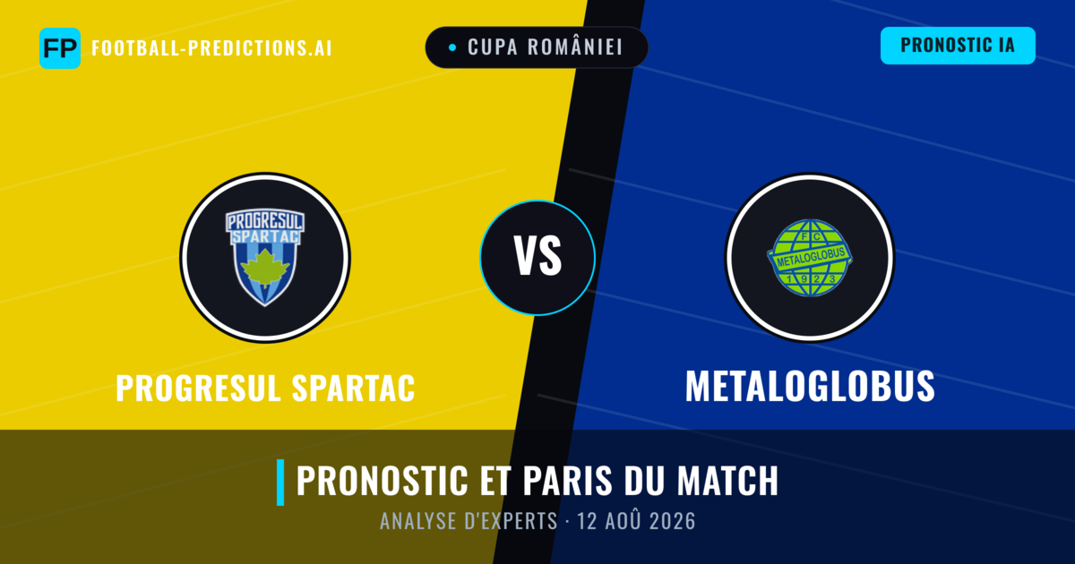Progresul Spartac vs Metaloglobus — pronostic et avant-match
