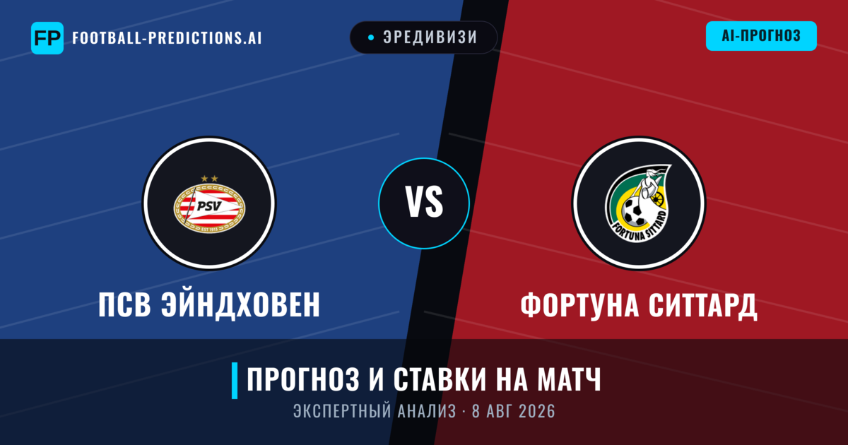 ПСВ Эйндховен – Фортуна Ситтард — прогноз и превью матча