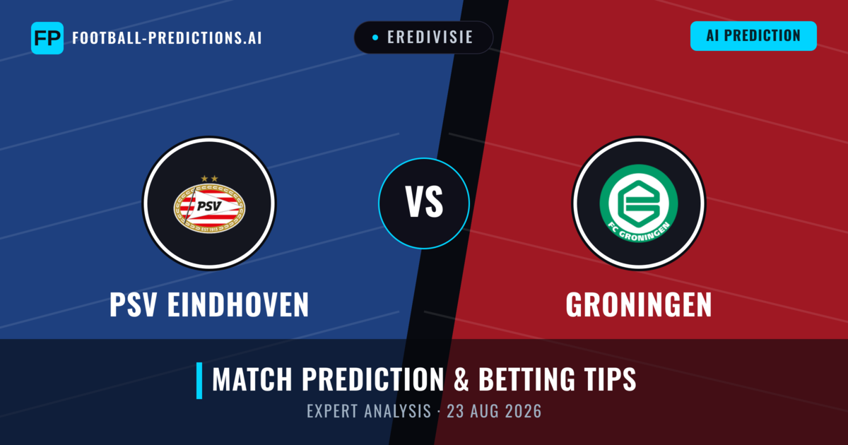 PSV Eindhoven vs Groningen — match prediction & preview