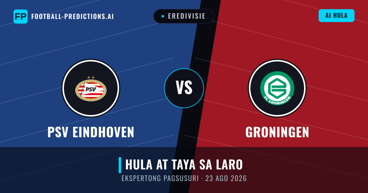 PSV Eindhoven vs Groningen — hula at preview ng laban