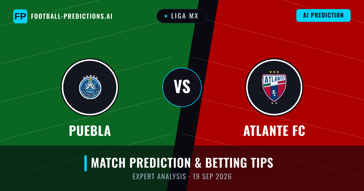 Puebla vs Atlante FC — match prediction & preview
