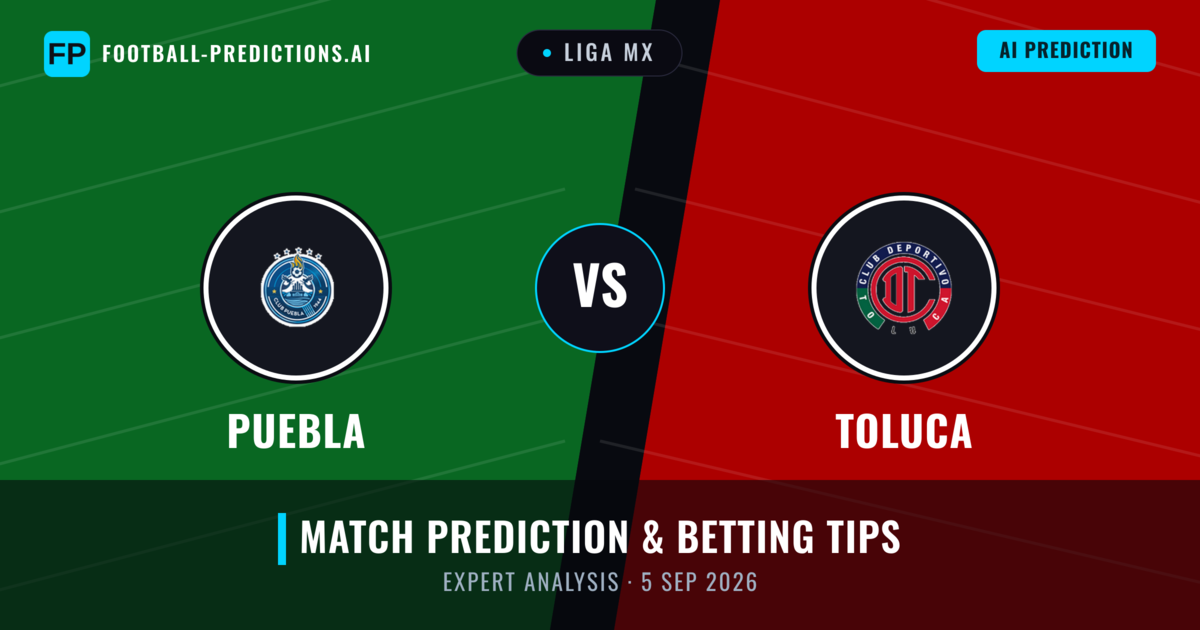 Puebla vs Toluca — match prediction & preview