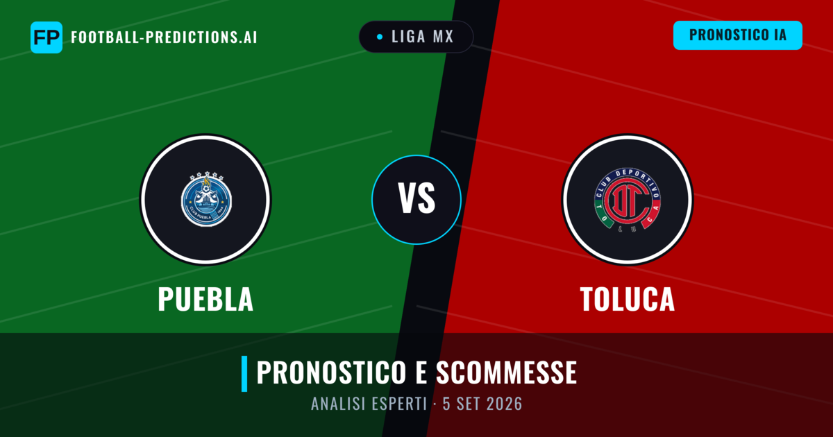 Puebla vs Toluca — pronostico e anteprima del match