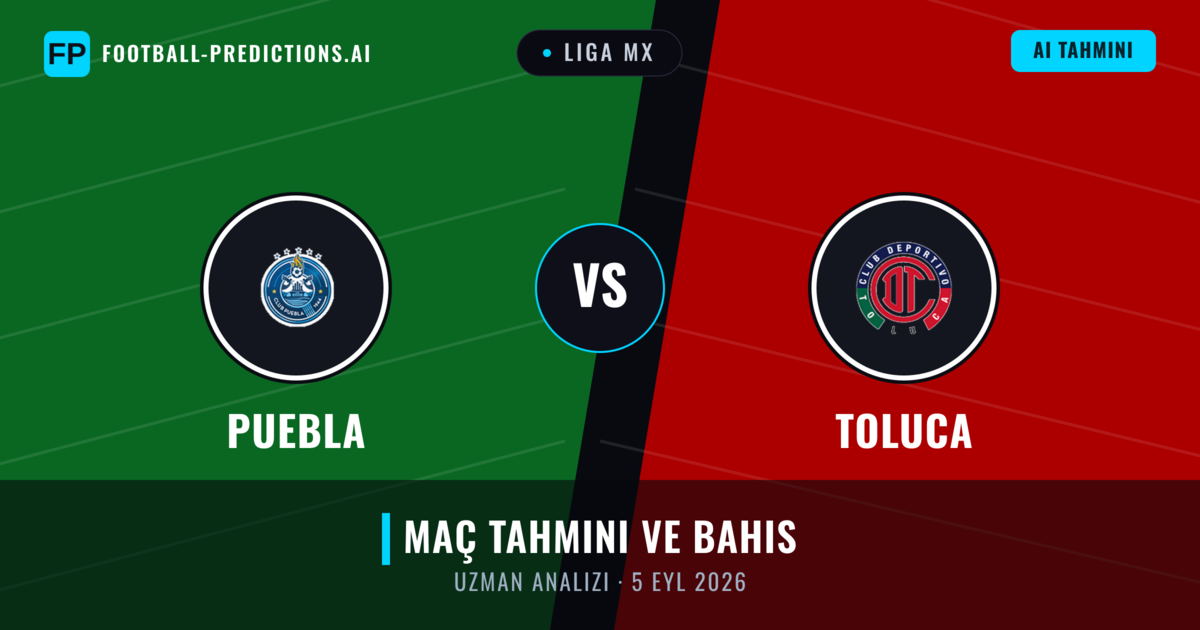 Puebla - Toluca — maç tahmini ve önizleme
