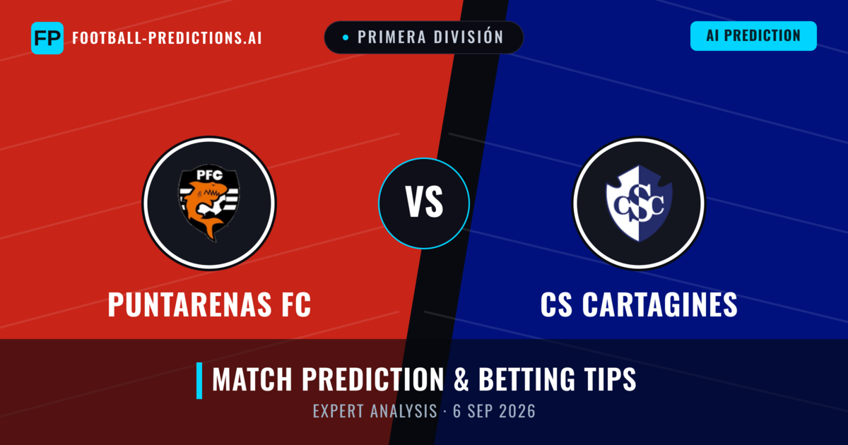 Puntarenas FC vs CS Cartagines — match prediction & preview