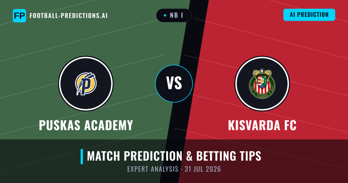 Puskas Academy vs Kisvarda FC — match prediction & preview