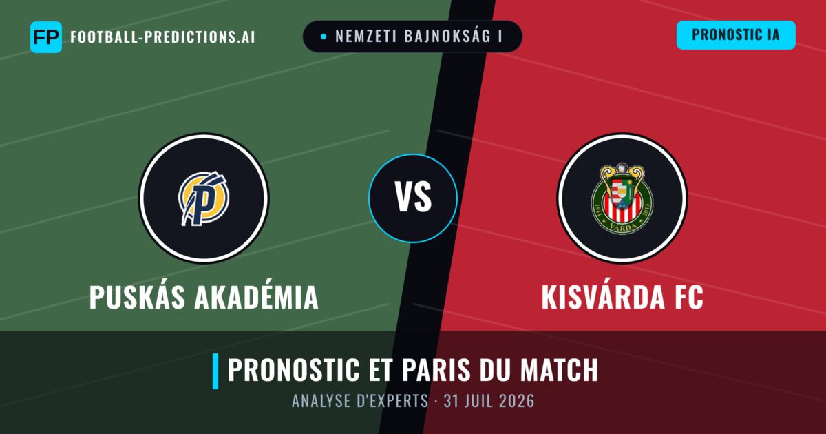 Puskás Akadémia vs Kisvárda FC — pronostic et avant-match