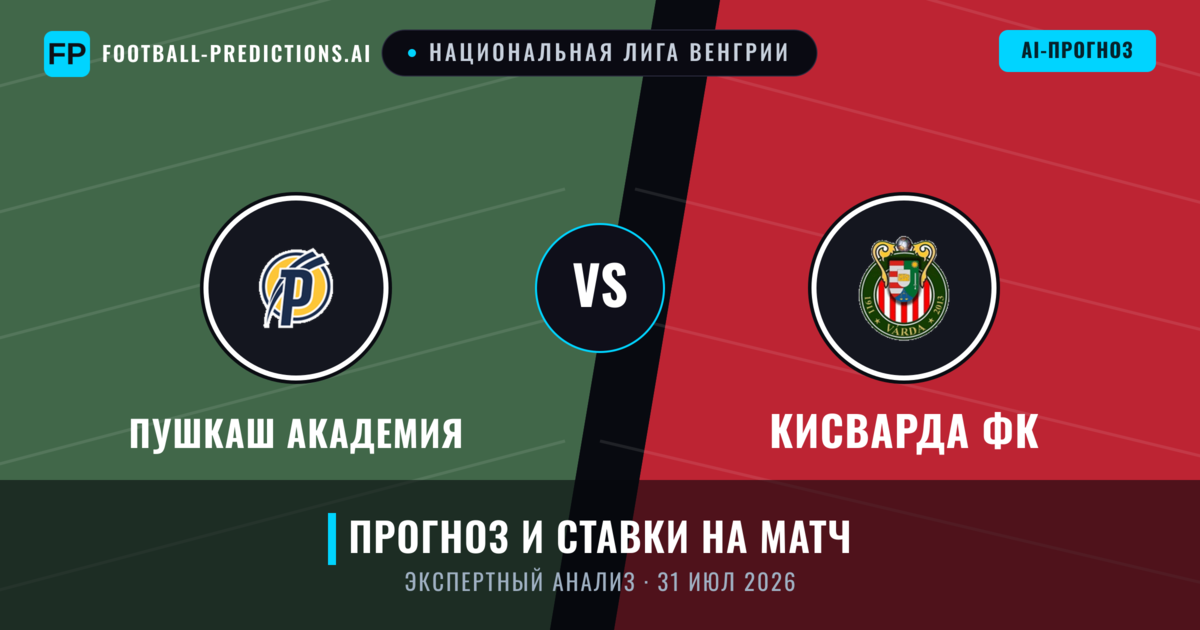 Пушкаш Академия – Кисварда ФК — прогноз и превью матча