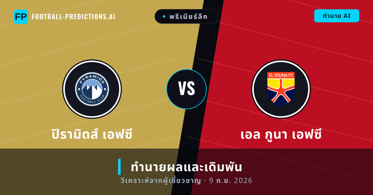 ปิรามิดส์ เอฟซี พบ เอล กูนา เอฟซี — ทำนายผลและพรีวิวการแข่งขัน
