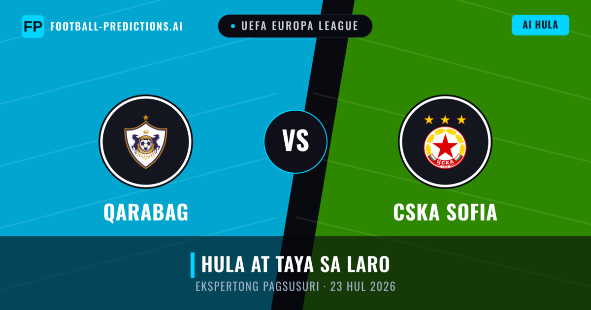 Qarabag vs CSKA Sofia — hula at preview ng laban