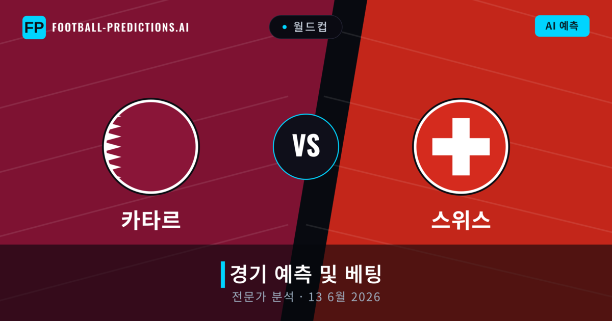 카타르 대 스위스 — 경기 예측 및 프리뷰