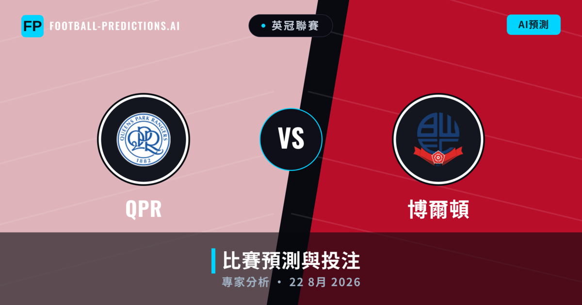 QPR vs 博爾頓 — 比赛预测和前瞻