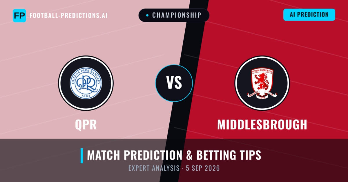 QPR vs Middlesbrough — match prediction & preview