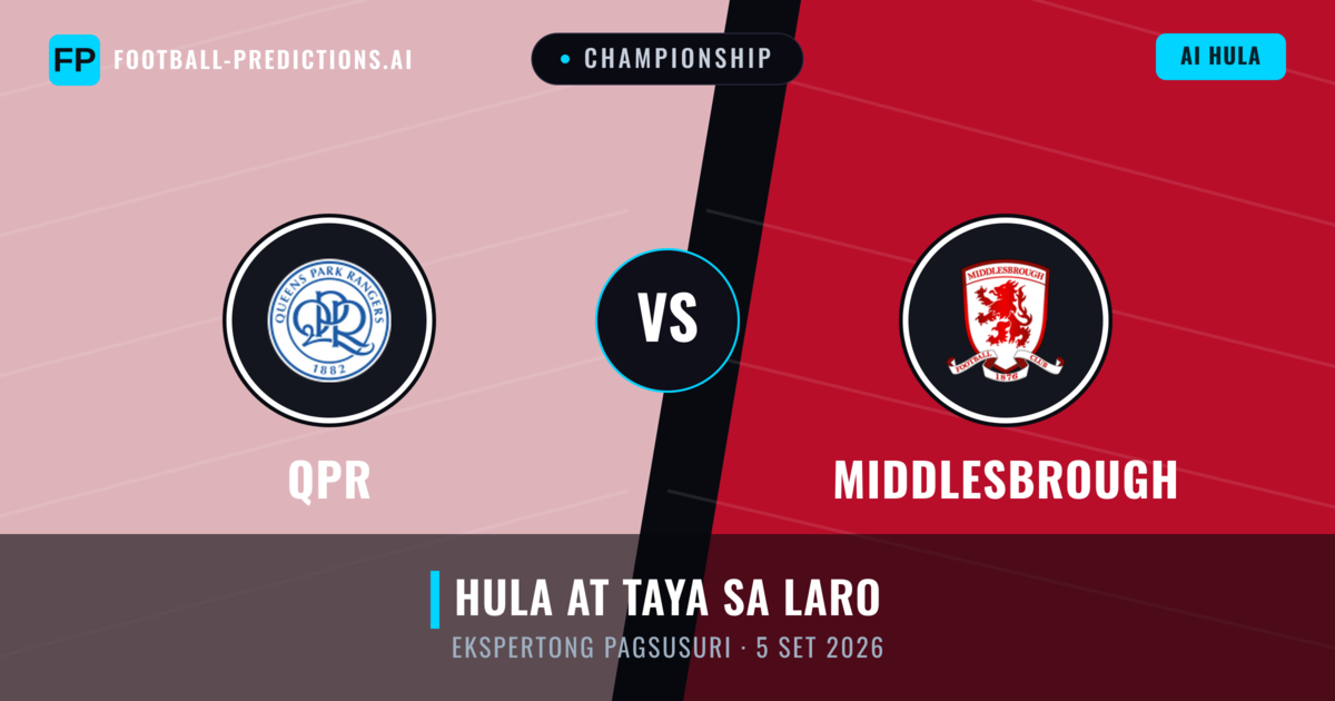 QPR vs Middlesbrough — hula at preview ng laban