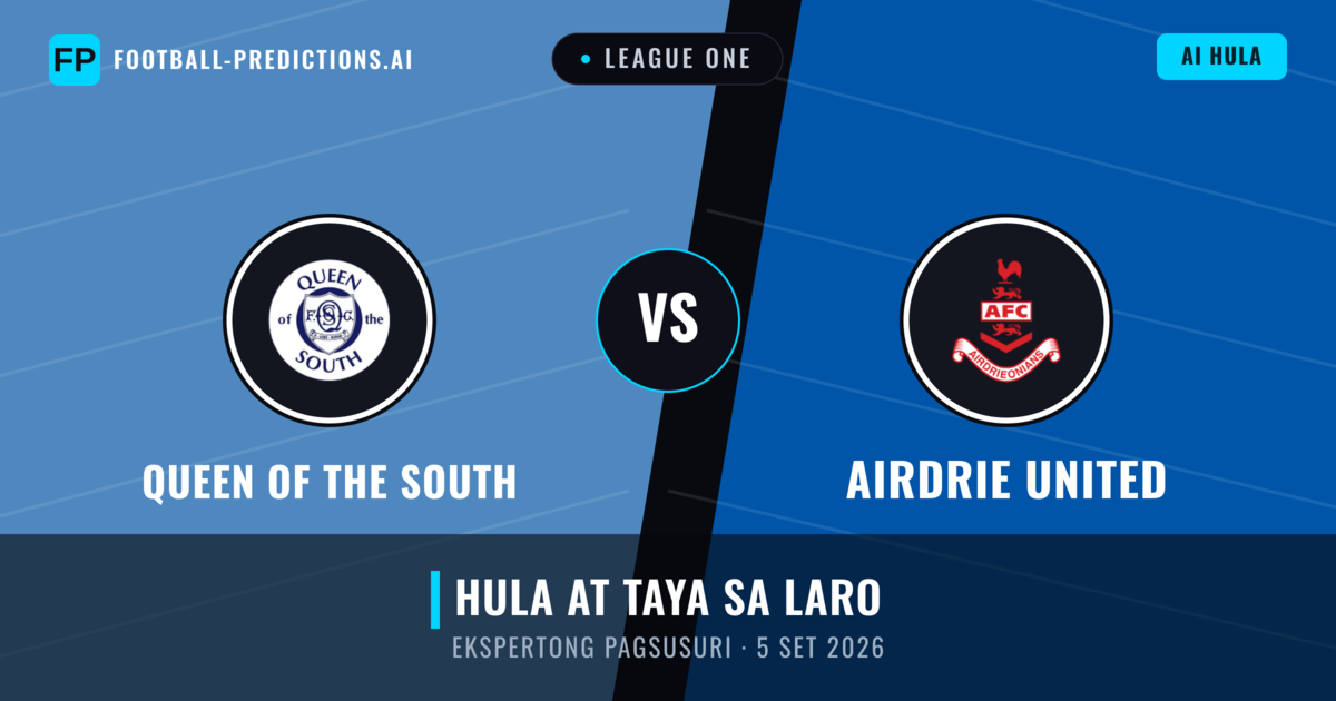Queen of the South vs Airdrie United — hula at preview ng laban