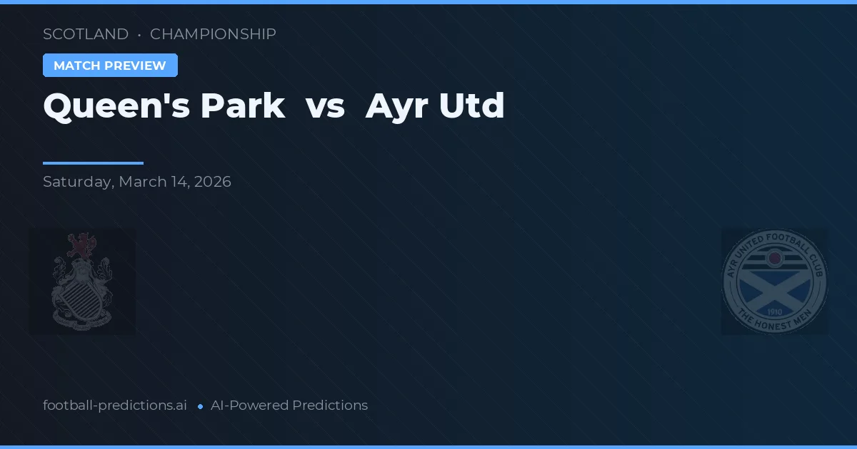 Queen's Park vs Ayr Utd — hula at preview ng laban