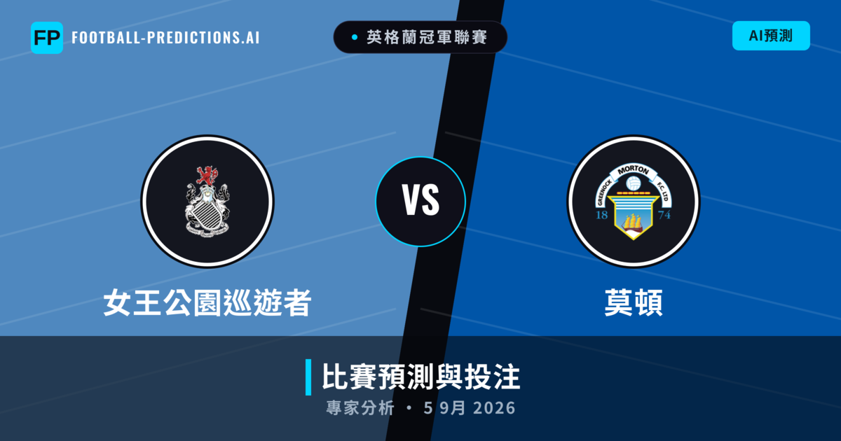 女王公園巡遊者 vs 莫頓 — 比赛预测和前瞻