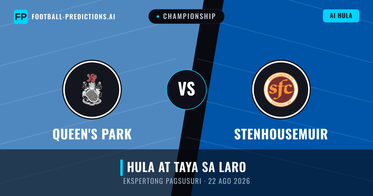 Queen's Park vs Stenhousemuir — hula at preview ng laban