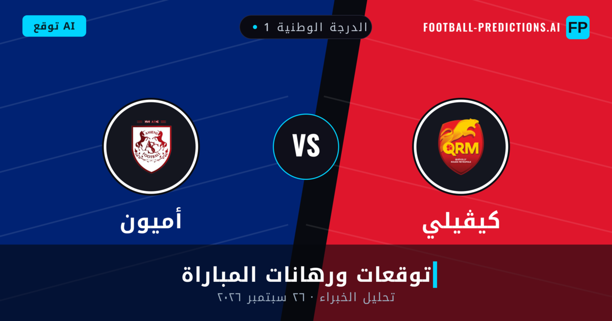 كيڤيلي ضد أميون — توقعات ومعاينة المباراة