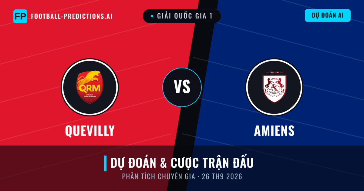 Quevilly vs Amiens — dự đoán và xem trước trận đấu