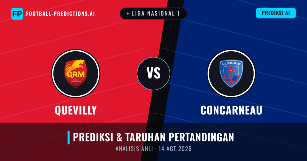 Quevilly vs Concarneau — prediksi dan pratinjau pertandingan
