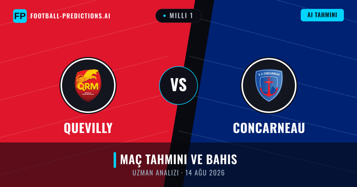 Quevilly - Concarneau — maç tahmini ve önizleme