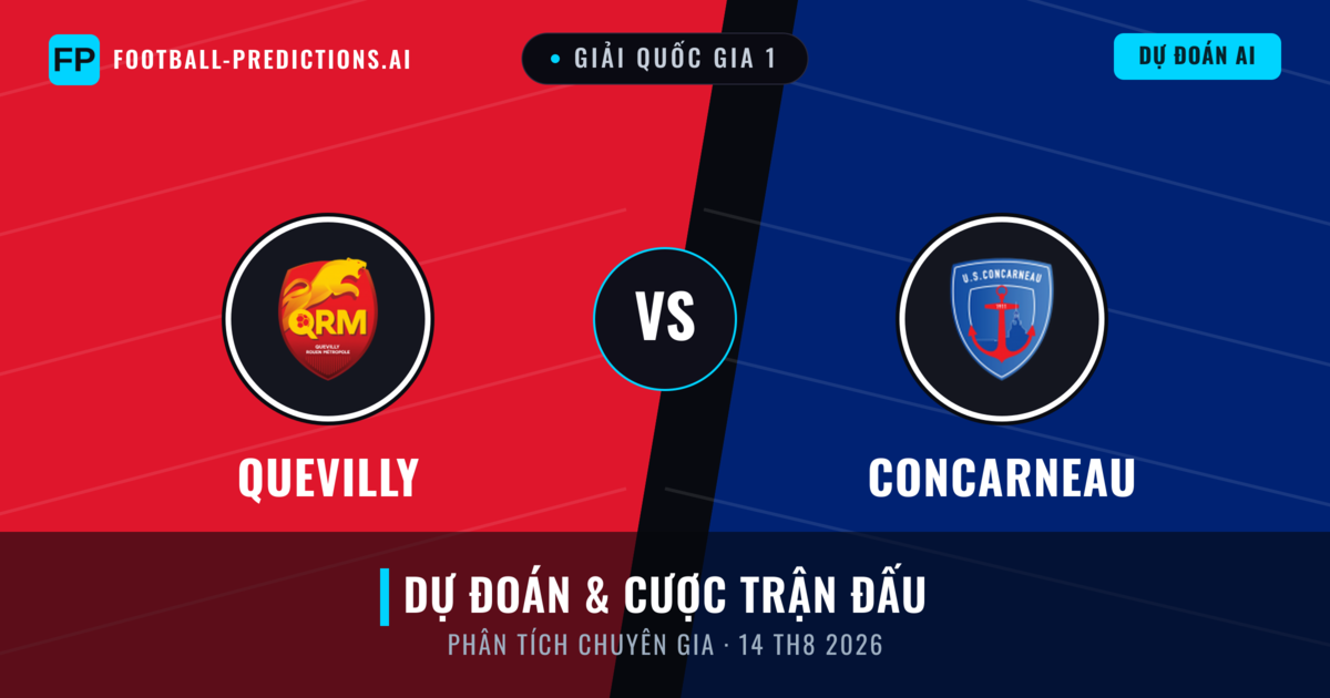 Quevilly vs Concarneau — dự đoán và xem trước trận đấu