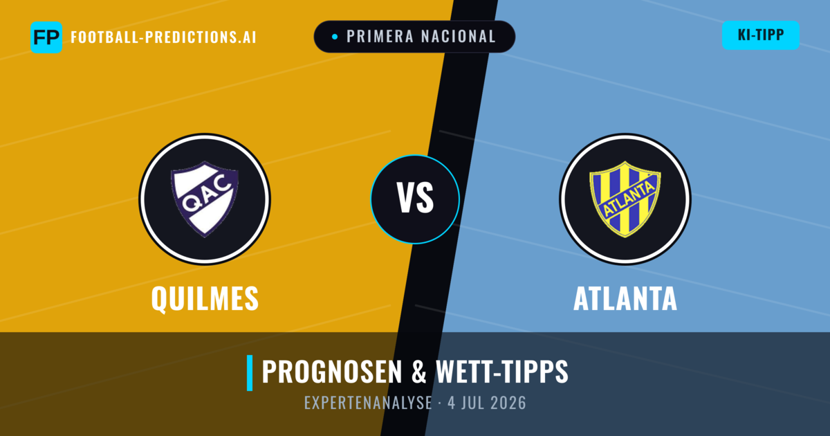 Quilmes vs Atlanta — Prognose und Spielvorschau