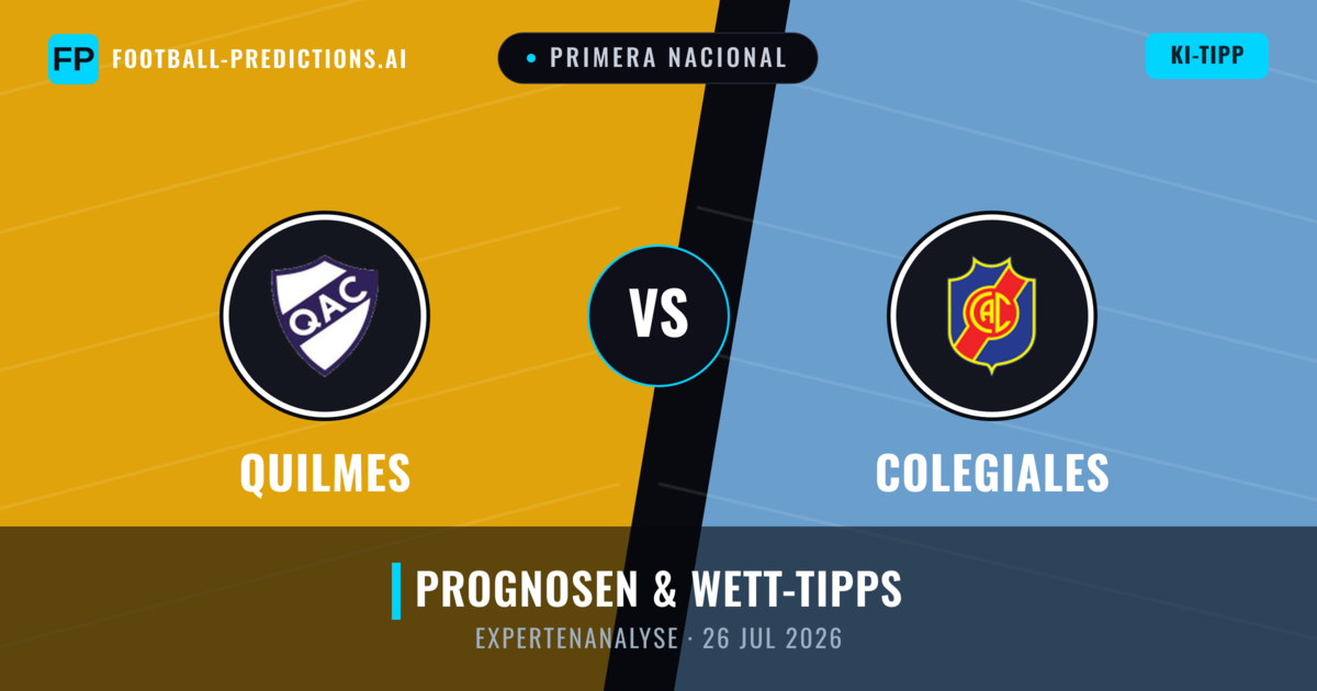 Quilmes vs Colegiales — Prognose und Spielvorschau