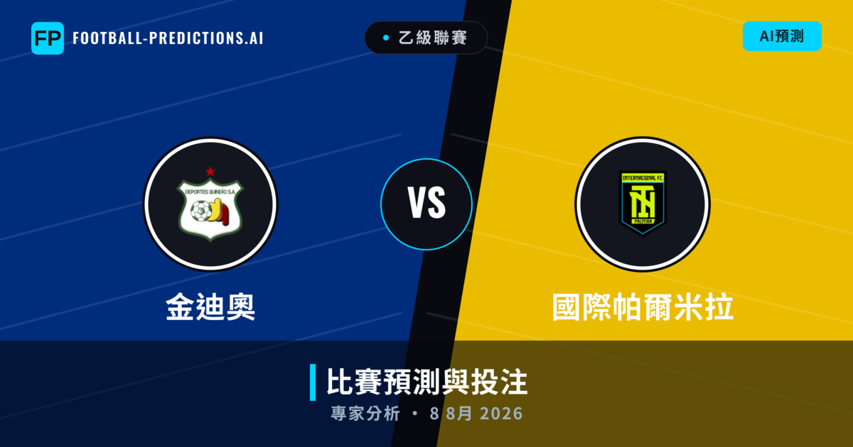 金迪奧 vs 國際帕爾米拉 — 比赛预测和前瞻