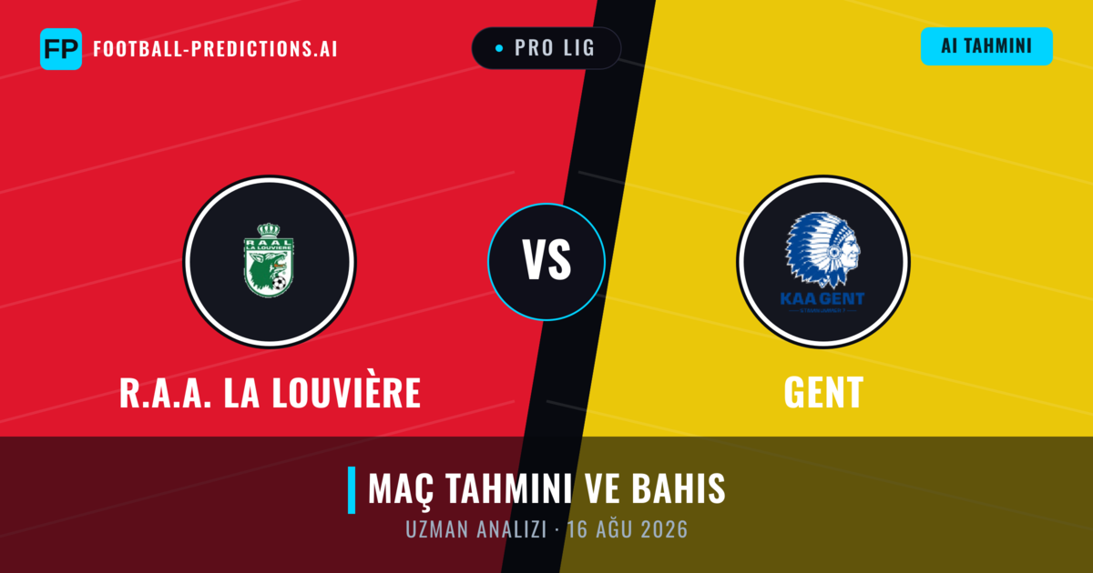 R.A.A. La Louvière - Gent — maç tahmini ve önizleme