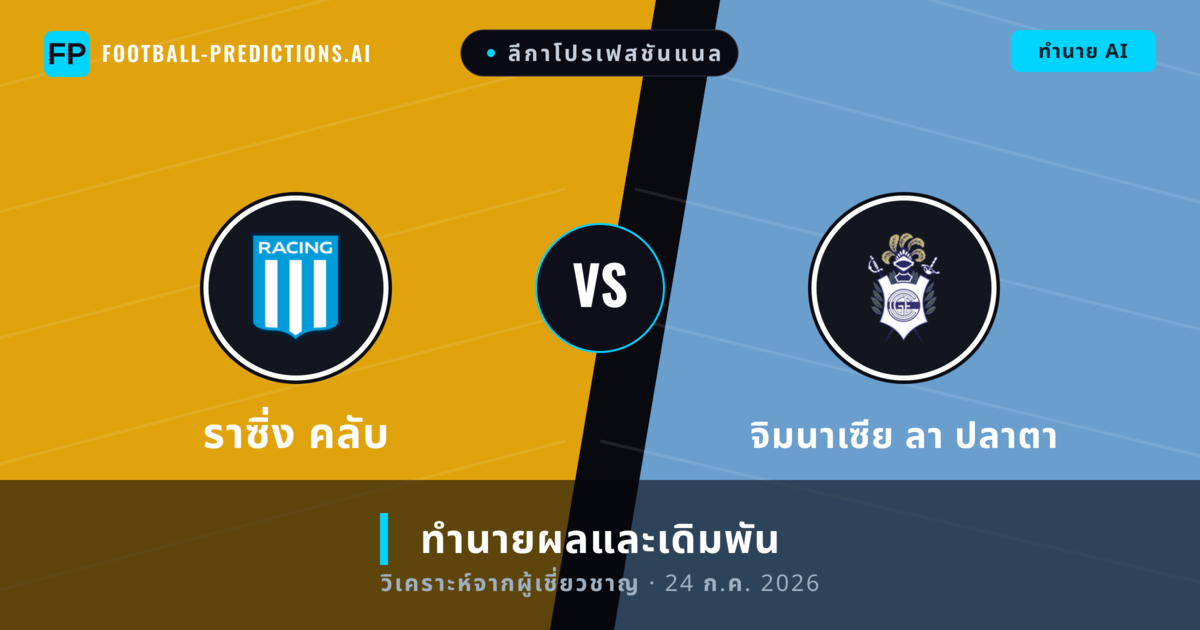 ราซิ่ง คลับ พบ จิมนาเซีย ลา ปลาตา — ทำนายผลและพรีวิวการแข่งขัน