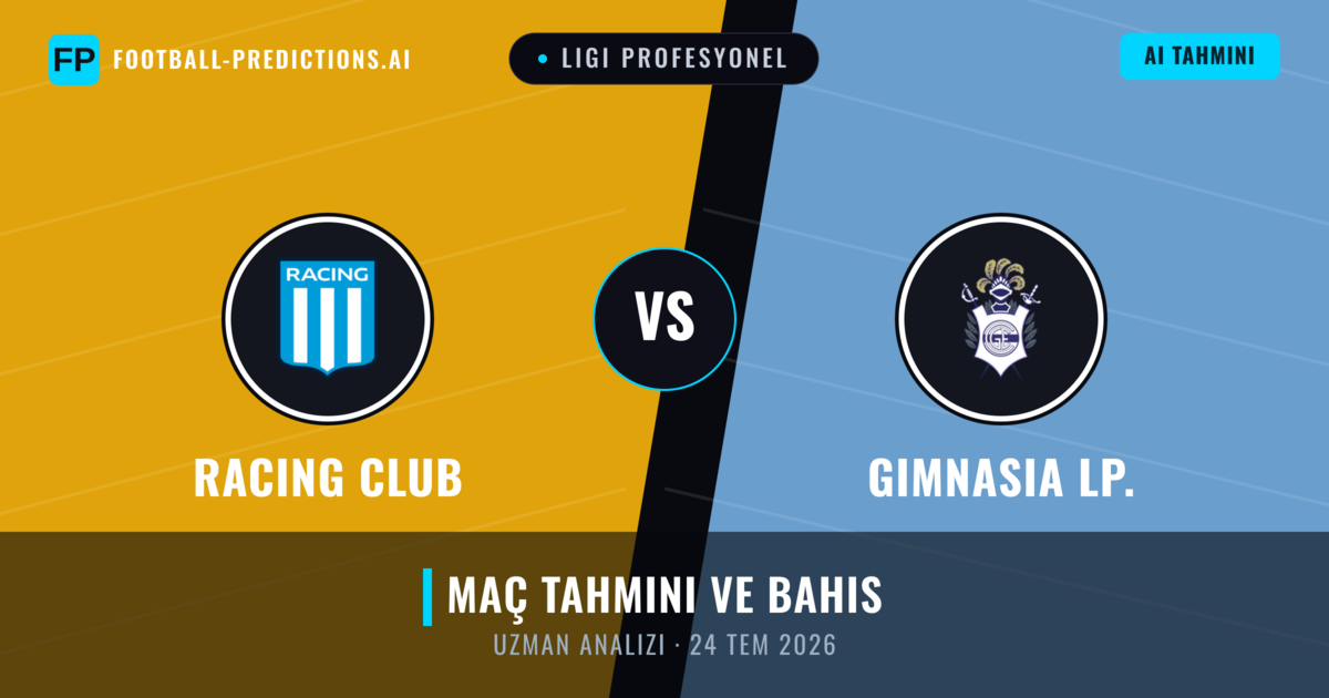 Racing Club - Gimnasia LP. — maç tahmini ve önizleme